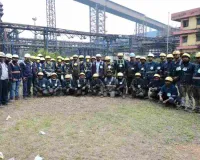 Bokaro News : बीएसएल के नव सृजन पार्क में 55वां राष्ट्रीय सुरक्षा दिवस आयोजित