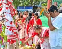 Ranchi News : सरहुल में अनोखी परंपरा, पाहन ने दी समृद्ध खेती और बारिश की भविष्यवाणी