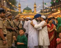 Pakur News : ईद पर उमड़ी भीड़, आमडापाड़ा में शांति और सौहार्द का दिखा माहौल