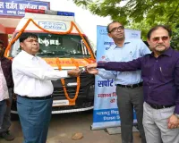 पीवीयूएनएल द्वारा रामगढ़ स्वास्थ्य विभाग को अत्याधुनिक एएलएस एम्बुलेंस प्रदान, आपातकालीन सेवाओं को मिलेगी मजबूती