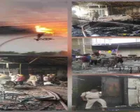 रांची के बार-रेस्टोरेंट में तड़के भीषण आग, अंदर सो रहे कर्मचारी बाल-बाल बचे