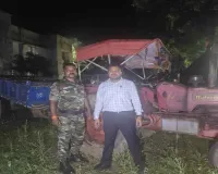 Bokaro News: अवैध खनिज परिवहन पर बड़ा एक्शन, स्टोन चिप्स से लदा ट्रैक्टर जब्त