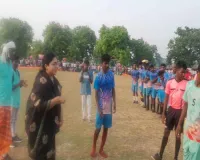 उपासना मरांडी ने पाता मेला में खेल और परंपरा का दिया संदेश, फाइनल मैच का किया शुभारंभ