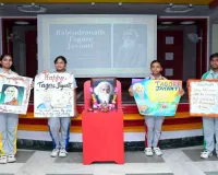 Koderma News: ग्रिज़ली विद्यालय में श्रद्धा एवं उल्लास के साथ मनाई गई गुरुदेव रवींद्रनाथ टैगोर जयंती