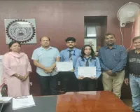 डीएसपीएमयू के छात्रों का राष्ट्रीय मंच पर जलवा: बीआईटी सिंदरी के 'हिनोवेशन-2026' में टीम हैकस्मिथ्स का शानदार प्रदर्शन