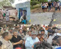 Dhanbad News: भू-धसान से भड़के ग्रामीणों ने किया सड़क जाम, रोजगार वाली जगह पर पुनर्वास की मांग