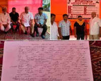 पत्रकारों के विरोध के आगे झुके कॉलेज सचिव, धरना स्थल पर पहुंचकर मांगी माफी