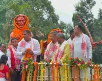 हूल दिवस पर भाजपा का शक्ति प्रदर्शन, आदित्य साहू बोले- भोगनाडीह में सरकार की मानसिकता अंग्रेजों जैसी