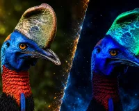 Cassowary Bird Mystery: दुनिया के सबसे खतरनाक पक्षी का नया राज, अंधेरे में नीले-हरे रंग में चमक उठता है सिर