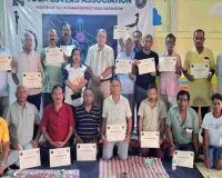 अमेठिया नगर में सात दिवसीय वरिष्ठ नागरिक योग शिविर का सफलतापूर्वक समापन