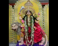गाजे-बाजे और सिंदूर खेला के साथ मां बिपद्तारिणी का भव्य विसर्जन