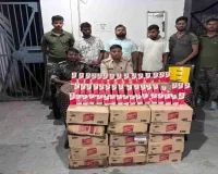 चौपारण में अवैध श'रा'ब के खिलाफ बड़ी कार्रवाई, 864 बोतल अंग्रेजी श'रा'ब जब्त; तीन तस्कर गिरफ्तार