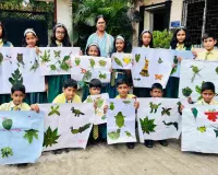 Ranchi News: एमएमके हाई स्कूल बरियातू में विद्यार्थियों ने बनाई पर्यावरण फ्रेंडली चित्रकारी