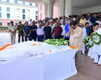 पूर्व मंत्री मन्नान मल्लिक को मुख्यमंत्री हेमन्त सोरेन ने दी श्रद्धांजलि, विधानसभा पहुंचकर किया अंतिम नमन