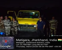 सीआईएसएफ और स्थानीय पुलिस की संयुक्त छापेमारी में चार टन अवैध कोयला लदा वाहन जब्त
