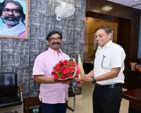 मुख्यमंत्री हेमन्त सोरेन से डीआरएम केएन सिंह की शिष्टाचार मुलाकात, मुरी-पिस्का स्टेशन उद्घाटन का आमंत्रण