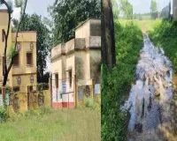 लाखों की लागत से बना आयुष्मान आरोग्य मंदिर, लेकिन रास्ते में कीचड़: पाकुड़िया के गणपुरा में मरीज और तीमारदार बेहाल