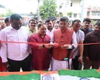 भाजपा प्रदेश कार्यालय में खुला तिरंगा बिक्री केंद्र, आदित्य साहू ने किया उद्घाटन