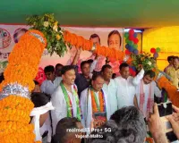 सिंदरी के फुलो-झानो मैदान में आजसू पार्टी का भव्य मिलन समारोह आयोजित