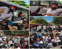 विधानसभा घेराव में अभाविप कार्यकर्ताओं पर लाठीचार्ज, डॉ. वीरेंद्र सिंह सोलंकी सहित 200 से अधिक गिरफ्तार