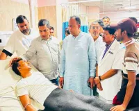 JPSC विवाद: राहुल क्रांति से अस्पताल में मिले भाजपा नेता, JPSC-JSSC छात्र आंदोलन को दिया समर्थन