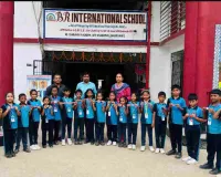 Koderma News: बी आर इंटरनेशनल स्कूल में राखी मेकिंग व आर्यभट्ट गणित प्रतियोगिता आयोजित