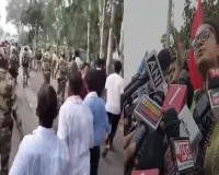 JPSC विवाद: रांची में AISA मार्च के दौरान हंगामा, राष्ट्रीय अध्यक्ष नेहा बोरा पर फेंकी गई स्याही