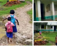 Samridh Jharkhand Report: पहले भी उठी थी आवाज, फिर भी नहीं बनी सड़क; कीचड़ में स्कूल जा रहे जियलमारी के बच्चे