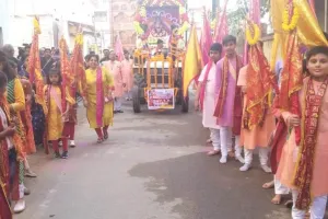 श्री श्याम मण्डल द्वारा निकली गयी शोभा यात्रा