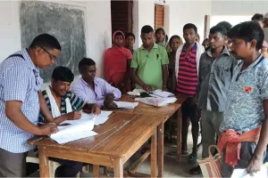 सिदो-कान्हू मुर्मू सामाजिक एकता मंच ने झारखंड राज्य फसल योजना का कैंप लगाया