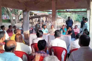 चाईबासा: श्री श्री दुर्गा पूजा समिति हाटगम्हारिया के मुख्य संरक्षक बने मंत्री दीपक बिरुवा