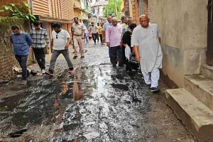 देशबंधु लाइन के नाले के पानी को नहीं रोका तो खड़ी कर देंगे दीवार: सरयू राय