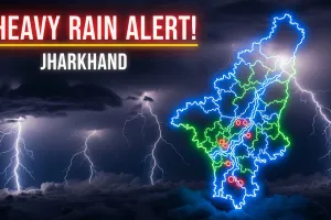 झारखंड का मौसम अपडेट: भारी बारिश का अलर्ट जारी: अगले 5 दिनों तक कैसा रहेगा मौसम?