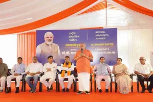 झारखंड के एनडीए सांसदों ने उपराष्ट्रपति उम्मीदवार सीपी राधाकृष्णन का किया सम्मान