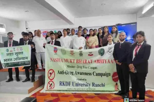 Ranchi News: आरकेडीएफ यूनिवर्सिटी में नशा मुक्त भारत अभियान के तहत कार्यशाला का सफल आयोजन