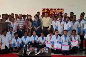 Hazaribagh News: आरोग्यम नर्सिंग कॉलेज में स्तनपान सप्ताह का भव्य आयोजन