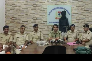 पुलिस ने हथियार के साथ अपराधी मो. साहिल उर्फ राजा को किया गिरफ्तार