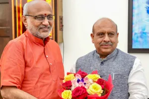 Vice President Election 2025: सी.पी. राधाकृष्णन बने नए उपराष्ट्रपति, देशभर में जश्न, नेताओं की बधाइयाँ