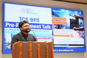 Ranchi News: एसबीयू में प्री प्लेसमेंट वर्कशॉप का आयोजन 