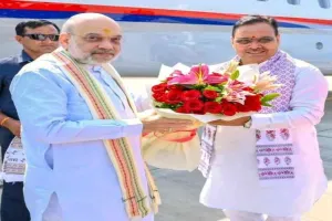 केंद्रीय गृह एवं सहकारिता मंत्री अमित शाह पहुंचे जयपुर