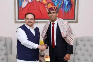 जेपी नड्डा ने 'भाजपा को जानें' पहल के तहत ऋषि सुनक से की मुलाकात