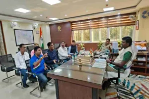 उपायुक्त मंजूनाथ भजन्त्री ने अंतरराष्ट्रीय एथलेटिक्स आयोजन को लेकर की बैठक 