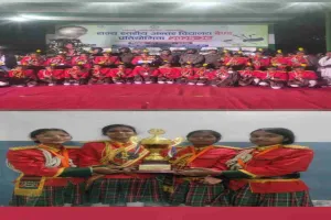 खेलो झारखण्ड राज्य स्तरीय स्कूली बैंड प्रतियोगिता में रामगढ़ की स्कूली बच्चियों ने जीता सिल्वर मेडल 