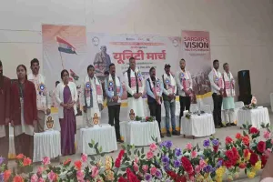 सरदार पटेल की 150वीं जयंती पर रामगढ़ में एकता मार्च, सांसद ने कहा—राष्ट्र निर्माण में उनका योगदान सर्वोपरि