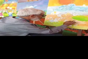 बाल मेला 2025 में विप्लव दा का दार्शनिक चित्र प्रदर्शित, किसानों को मिली सब्जी उत्पादन की ट्रेनिंग