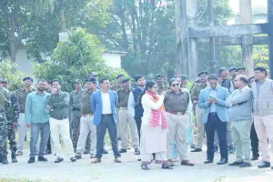 मुख्यमंत्री के परिभ्रमण को लेकर उपायुक्त समीरा एस व एसपी ने स्थल का लिया जायजा 