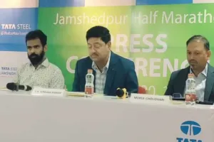 टाटा स्टील ने जारी किया हाफ मैराथन का जर्सी और रूट मैप