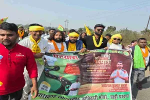 छात्रवृत्ति को लेकर बड़ा आंदोलन: देवेन्द्र नाथ महतो के नेतृत्व में पदयात्रा रांची की ओर