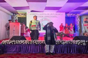 जियोन झरना संथाल एसोसिएशन द्वारा आयोजित क्रिसमस मिलन समारोह में शामिल हुए सांसद और विधायक