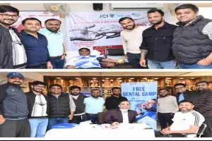 जेसीआई रांची ने लगाया निःशुल्क दंत चिकित्सा व रक्तदान शिविर